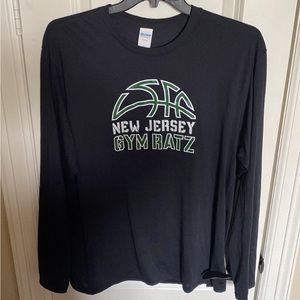 NWOT New Jersey Gym Ratz AAU Basketball Team Long Sleeve Shirt size XL